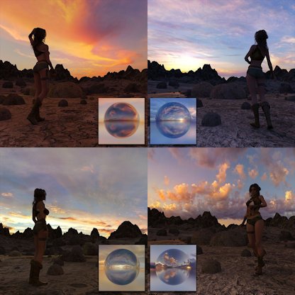 Orestes Iray HDRI Skydomes - Autumn Glow