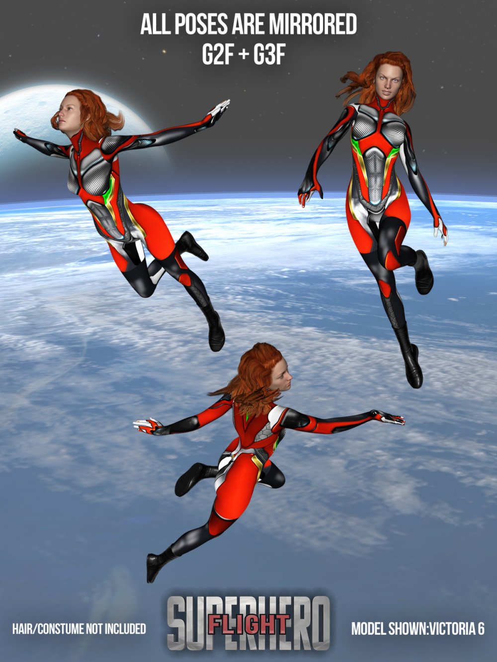 SuperHero Flight for G2F & G3F Volume 2