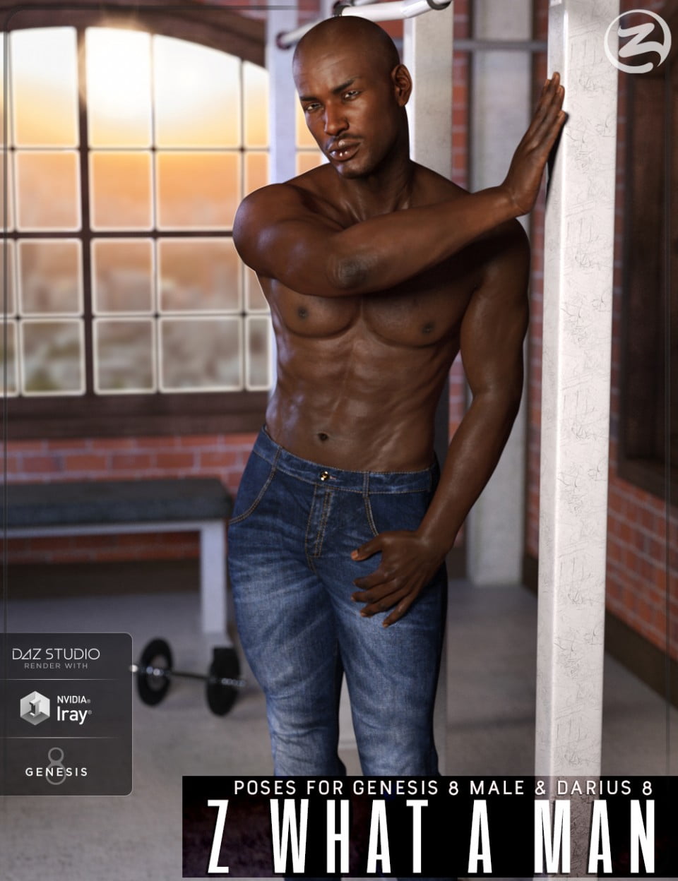 Z What A Man – Poses & Expressions for Genesis 8 Male & Darius 8