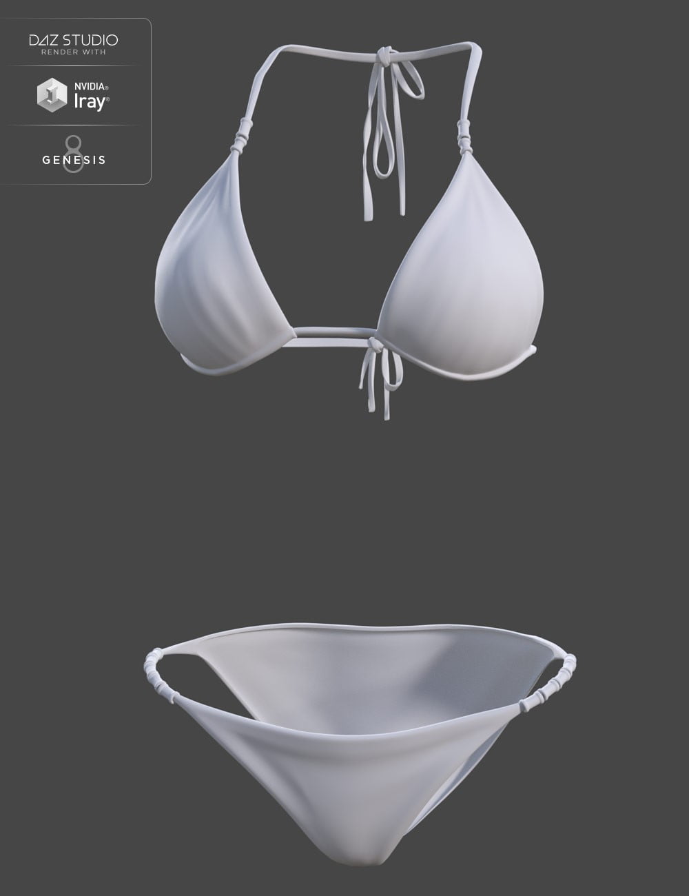 Classic Bikini for Genesis 8 Female(s)