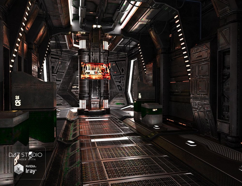 SS Marcoor Corridor 2 Iray