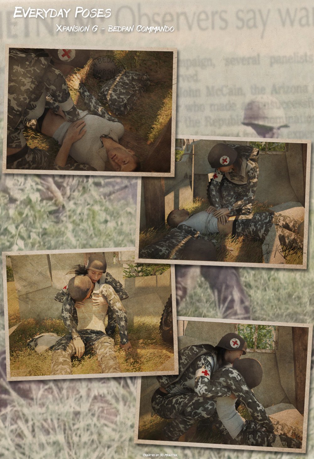 Everyday poses Xpansion G - Bedpan Commando