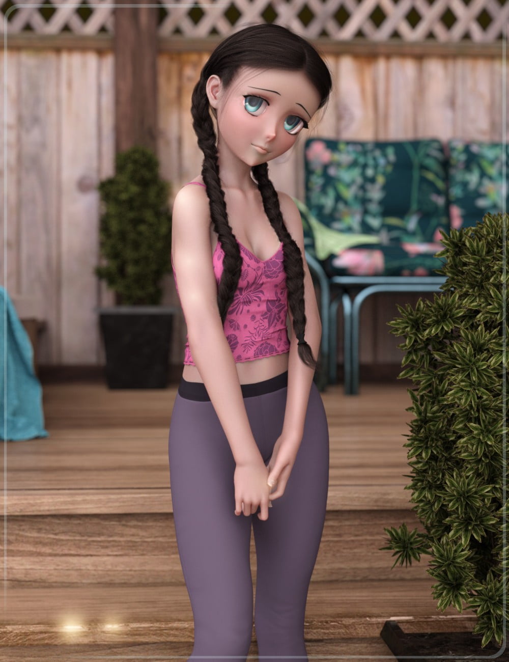 Z Sweetie Pie - Poses & Expressions for Sakura 8 and Genesis 8 Female