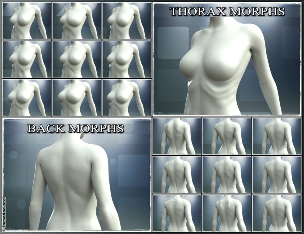 EJ Body Shape And Detail Morphs for Genesis 8 Female(s)