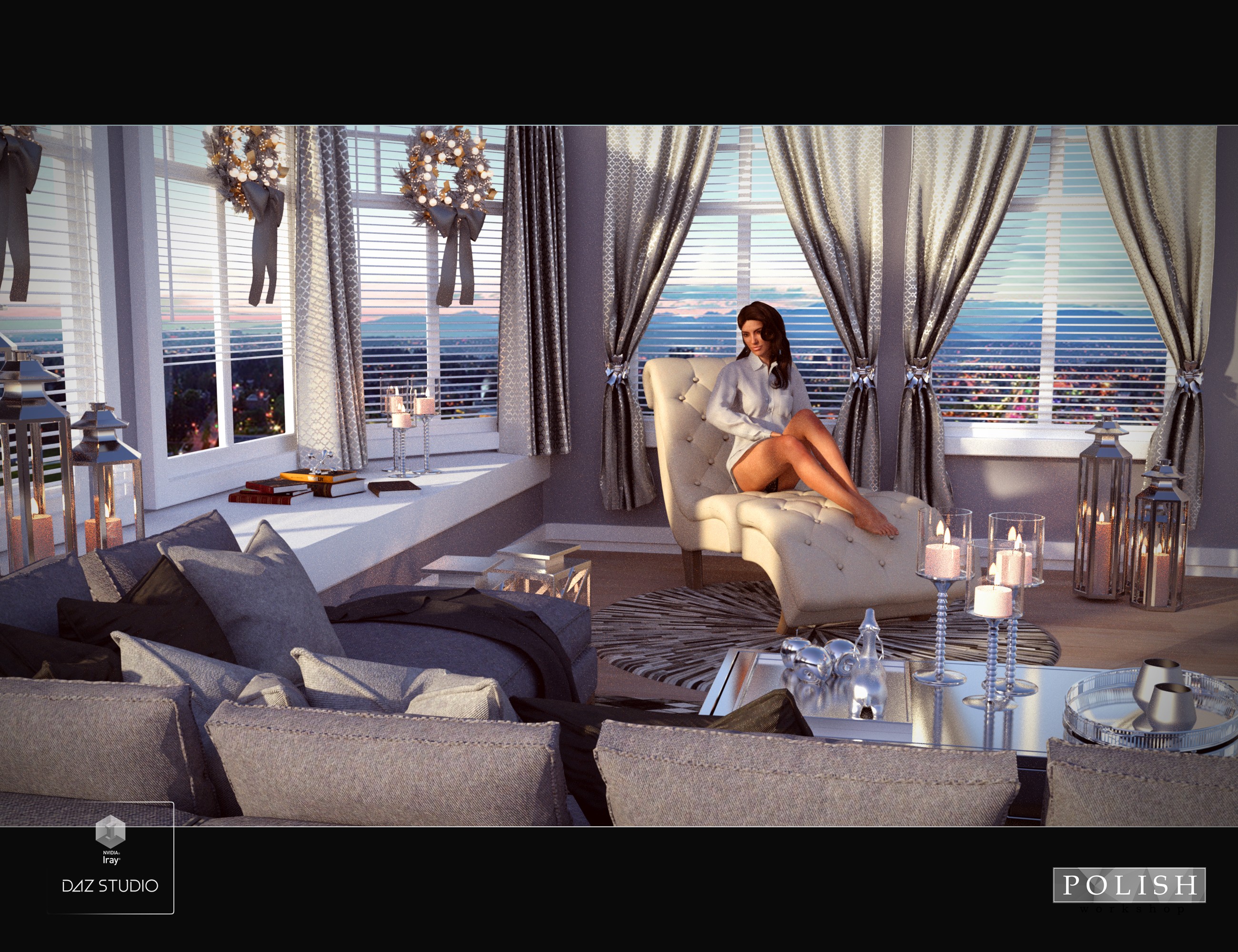 Christmas Living Room