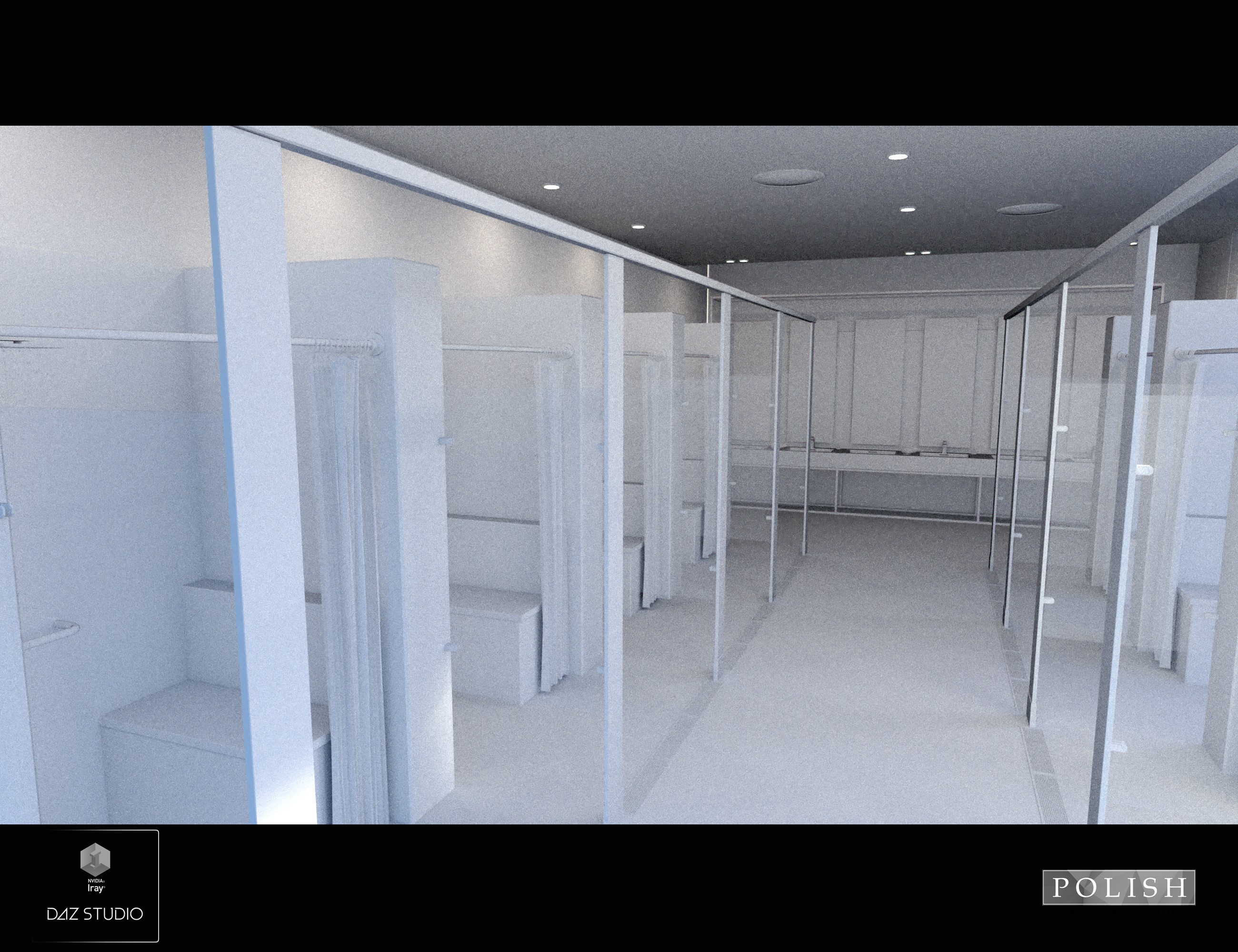 Fitness Club Shower Room