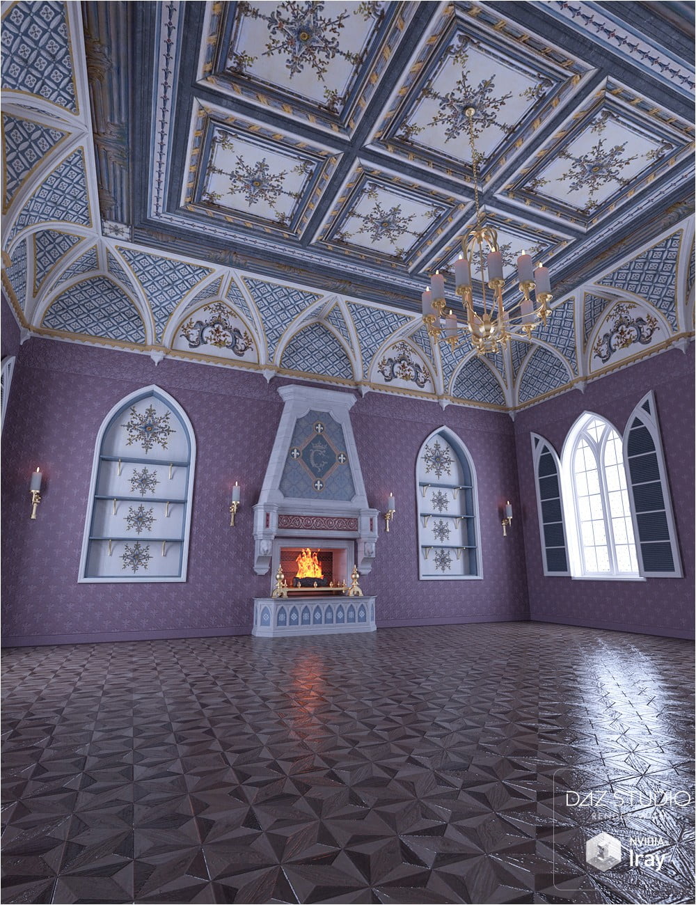 Pastel Brocade for Rosemill Moor