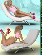 Z Funky Chairs + Poses - Daz & Poser