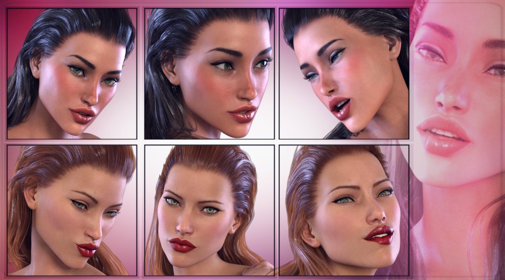 Z Sexy & Sensual - Morph Dial & One-Click Expressions for the Genesis 3 Females