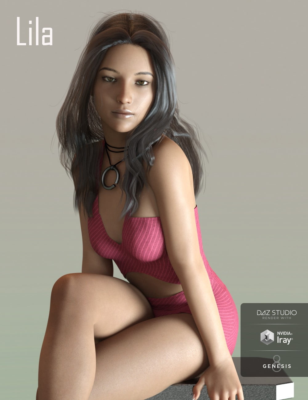 Lila for Genesis 3 and Genesis 8 Female