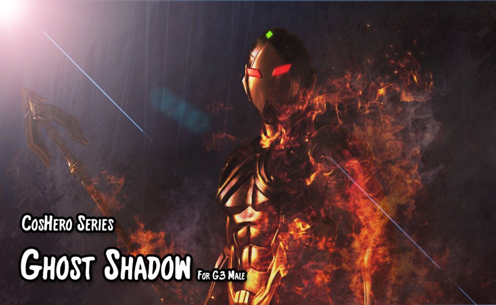 CosHeroSeries - GhostShadow Cloth Suit For G3 Male
