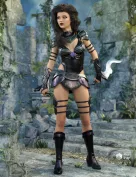 Gemini Warrior Outfit for Genesis 8 Female(s)