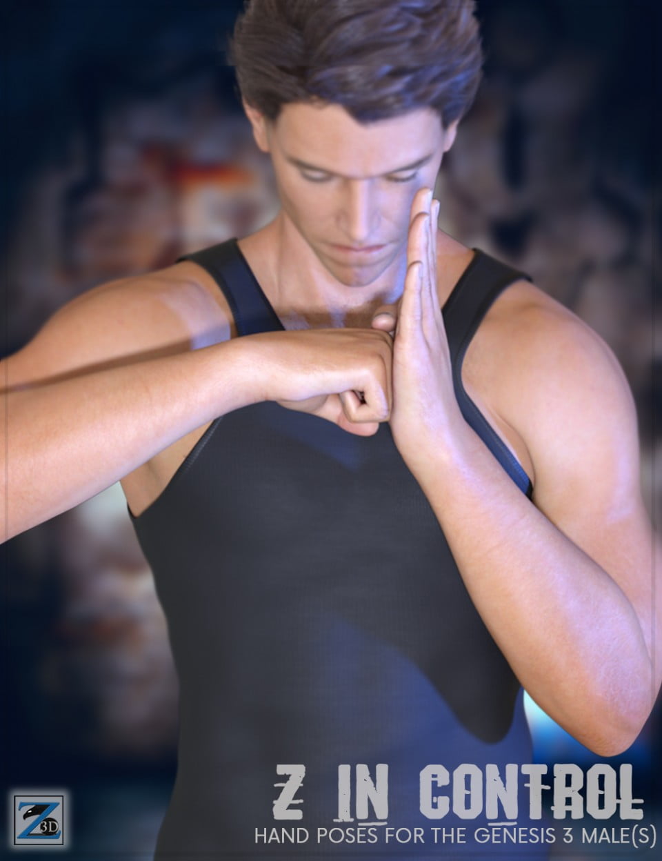 Z In Control - Hand Poses for the Genesis 3 Male(s)