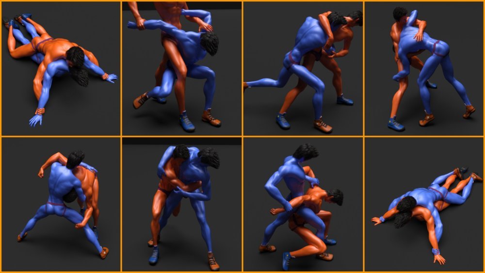 Wrestling Poses
