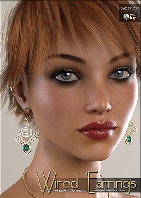 SV's Wired Earrings for Genesis 3 Female(s)