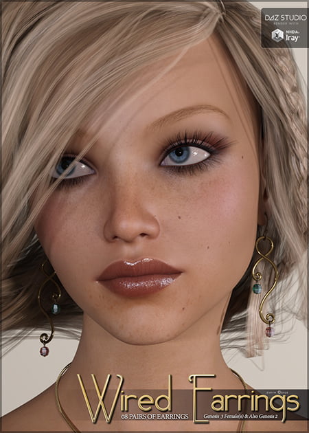 SV's Wired Earrings for Genesis 3 Female(s)