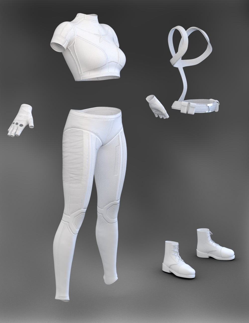 X-Fashion America Outfit for Genesis 8 Female(s)