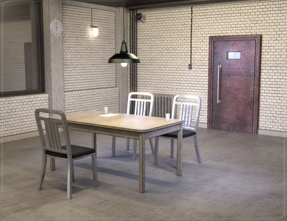 Z Questioning Room Environment with Poses for Genesis 3 & 8