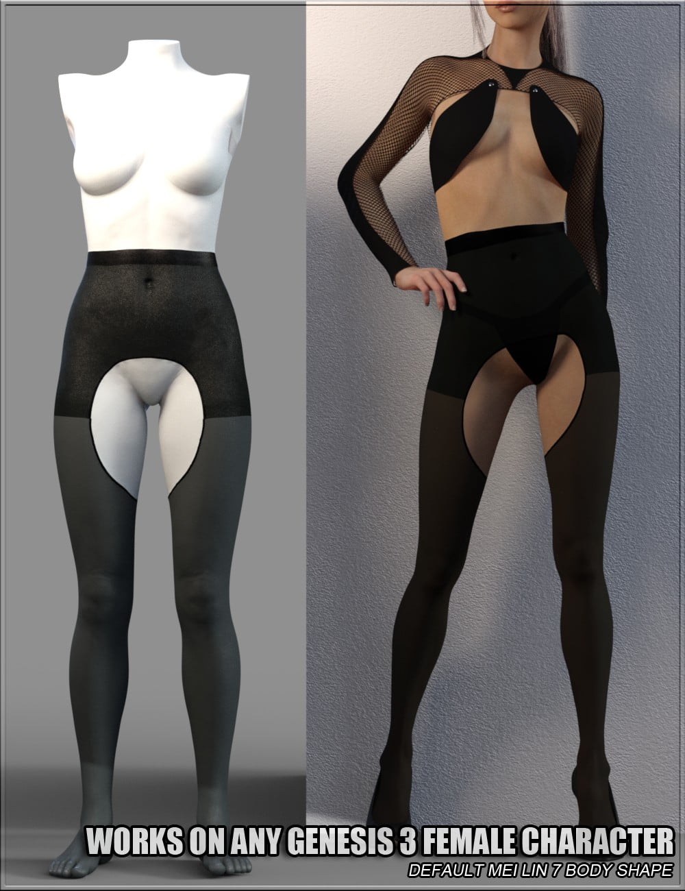 Sexy Skinz - Stockings 02 for Genesis 3 Female(s)