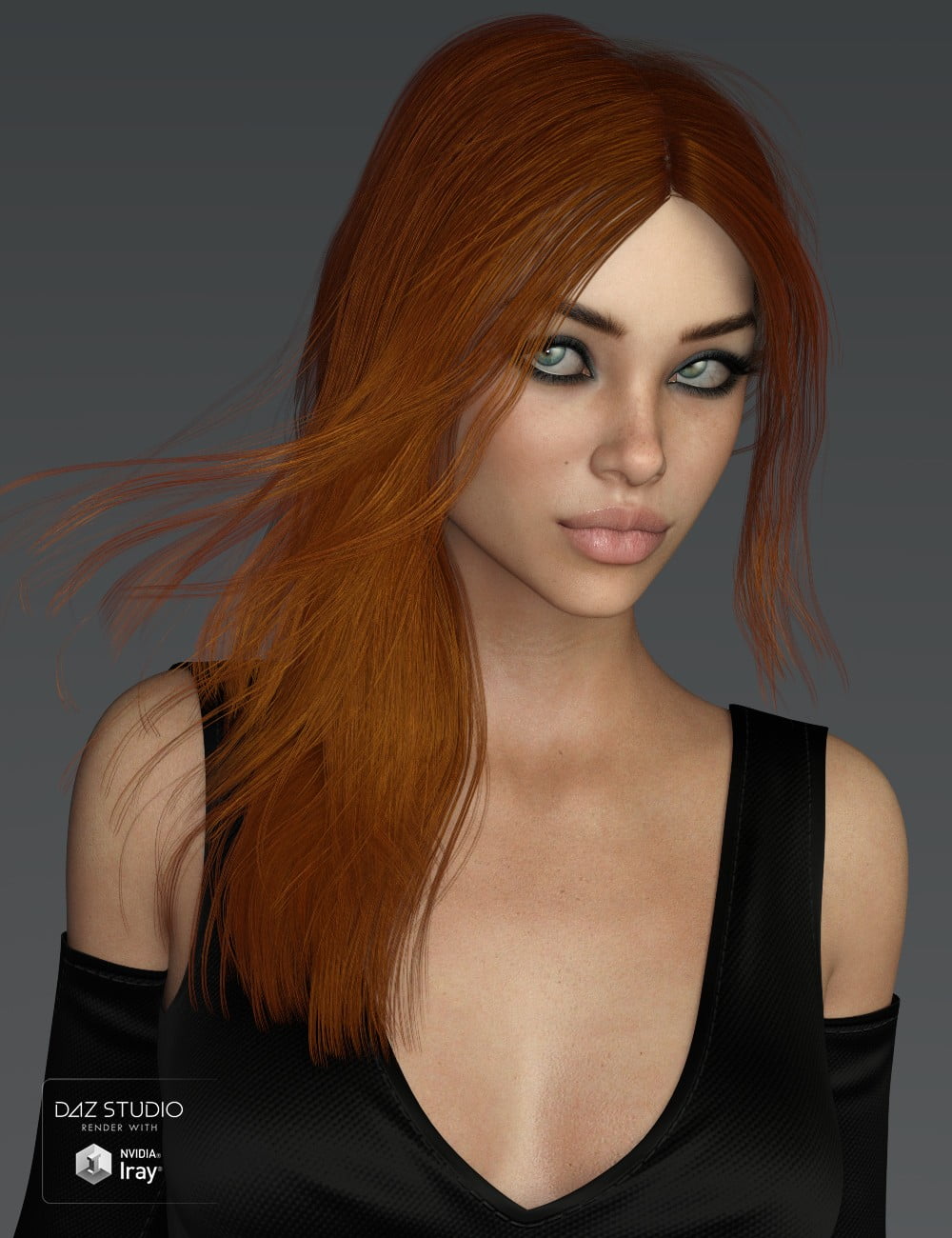 Vivacious Hair for Genesis 3 and 8 Female(s)