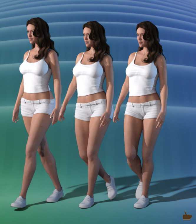 TC Sexy Walk Pack 3 Daz-Poser