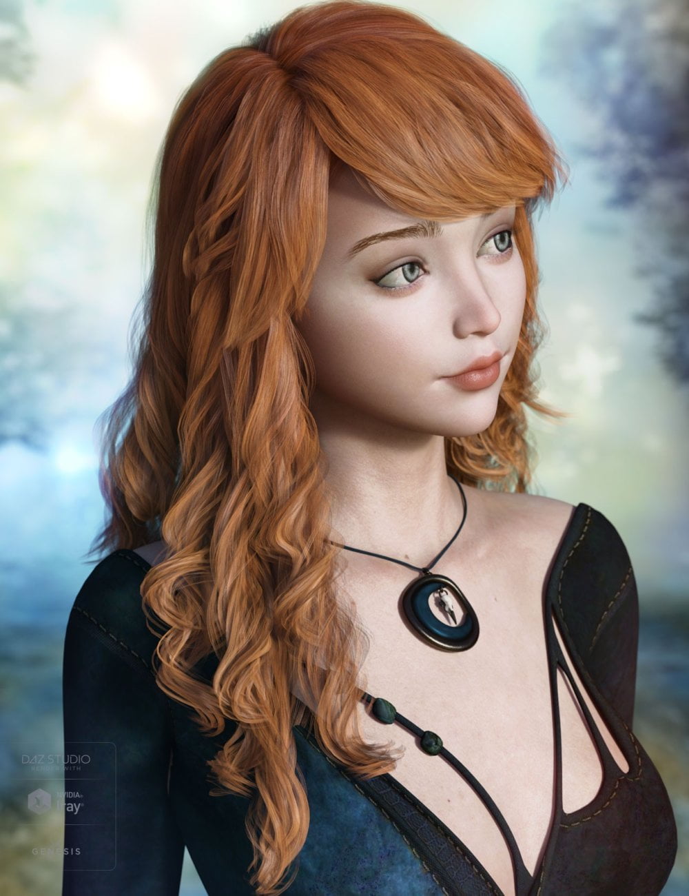 Blithe Hair for Genesis 3 & 8 Female(s)
