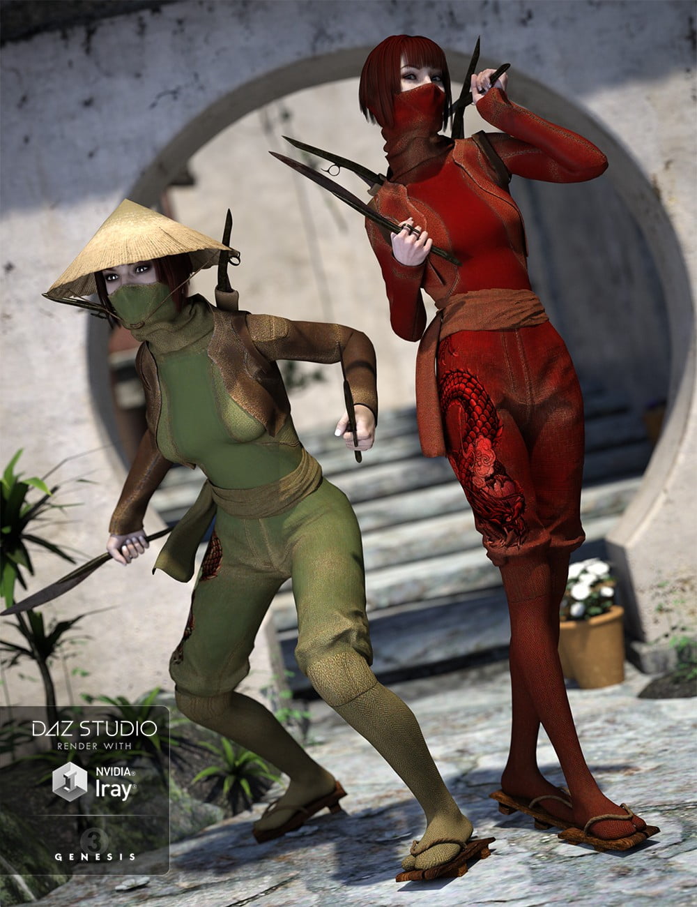 Insurgent Geisha for Genesis 3 Female(s)