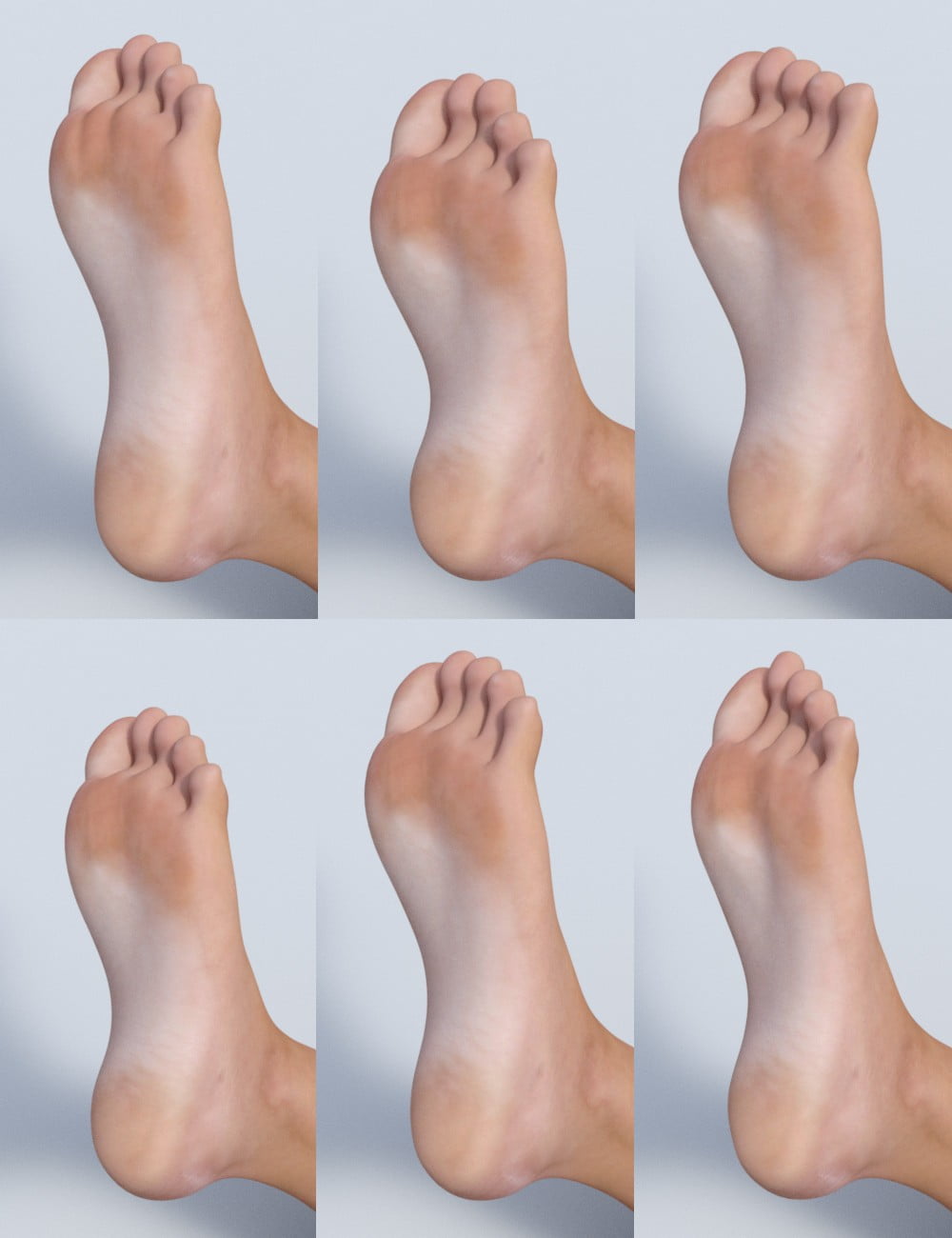 Foot Customization Kit for Genesis 3 Female