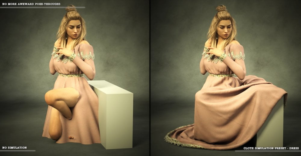 dForce Master - Cloth Simulation Presets