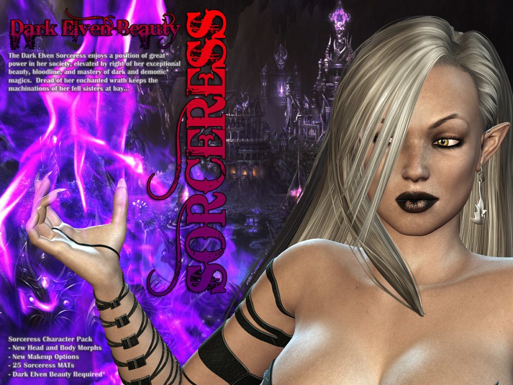 Dark Elven Sorceress