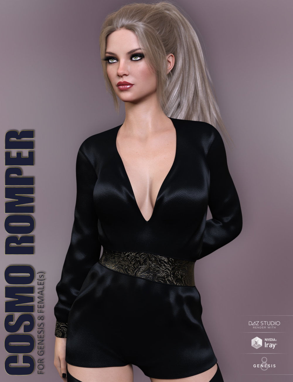 Cosmo Romper For Genesis 8 Females ⋆ Freebies Daz 3d