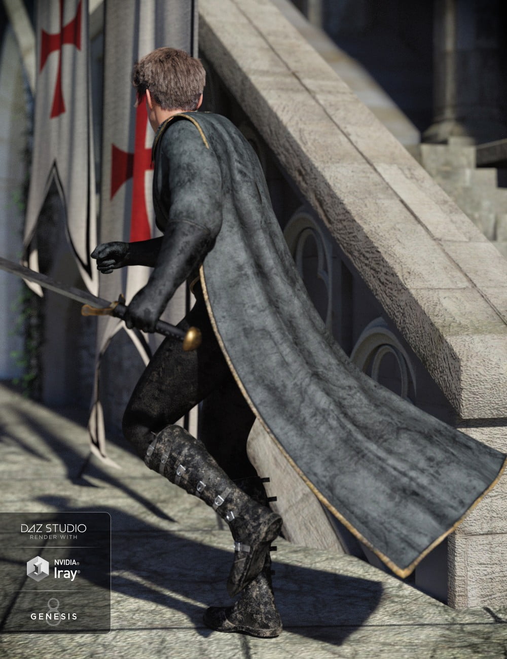 Rogue Hunter Outfit for Genesis 8 Male(s)