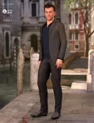 dForce Casual Suit Outfit for Genesis 8 Male(s)