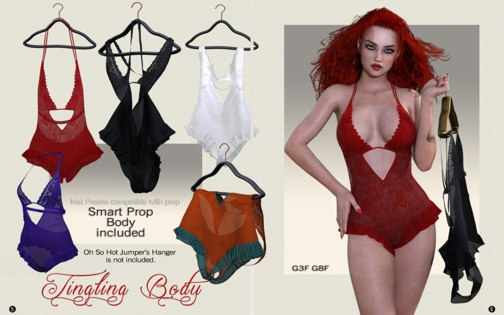 dforce Tingling Body Lingerie G3F G8F