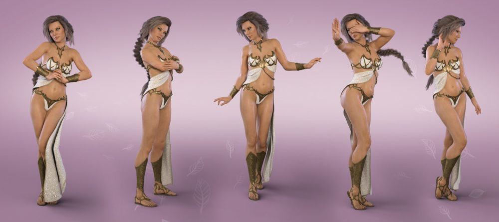 Z Beauty and Grace - Poses and Expressions for Genesis 8 Female and Alexandra 8