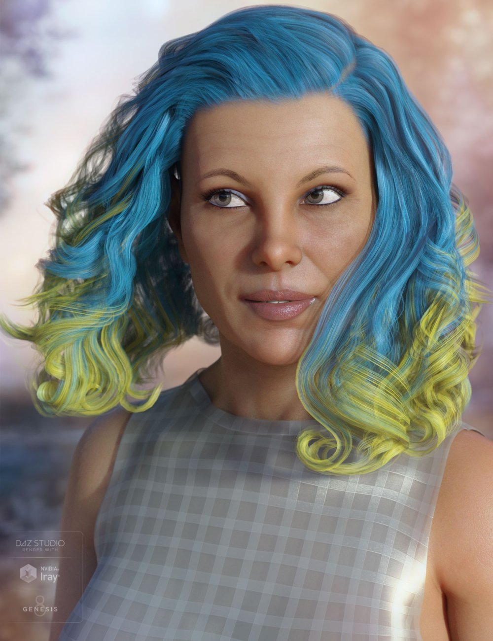 Louise Hair for Genesis 3 & 8 Female(s)