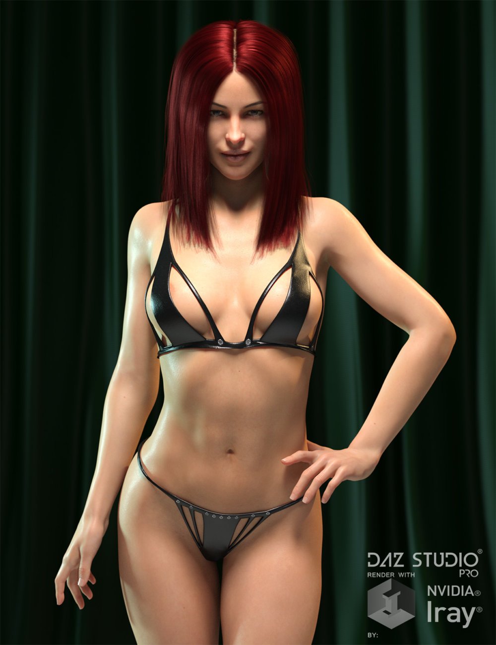 Trident Bikini for Genesis 8 Female and Genesis 3 Female