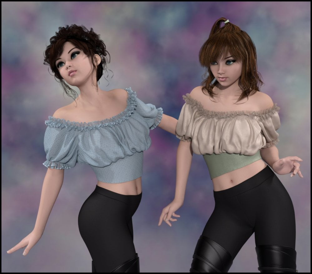 dForce - Wench Top and Dress for G8F