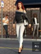 dForce City Limits Outfit for Genesis 8 Female(s)