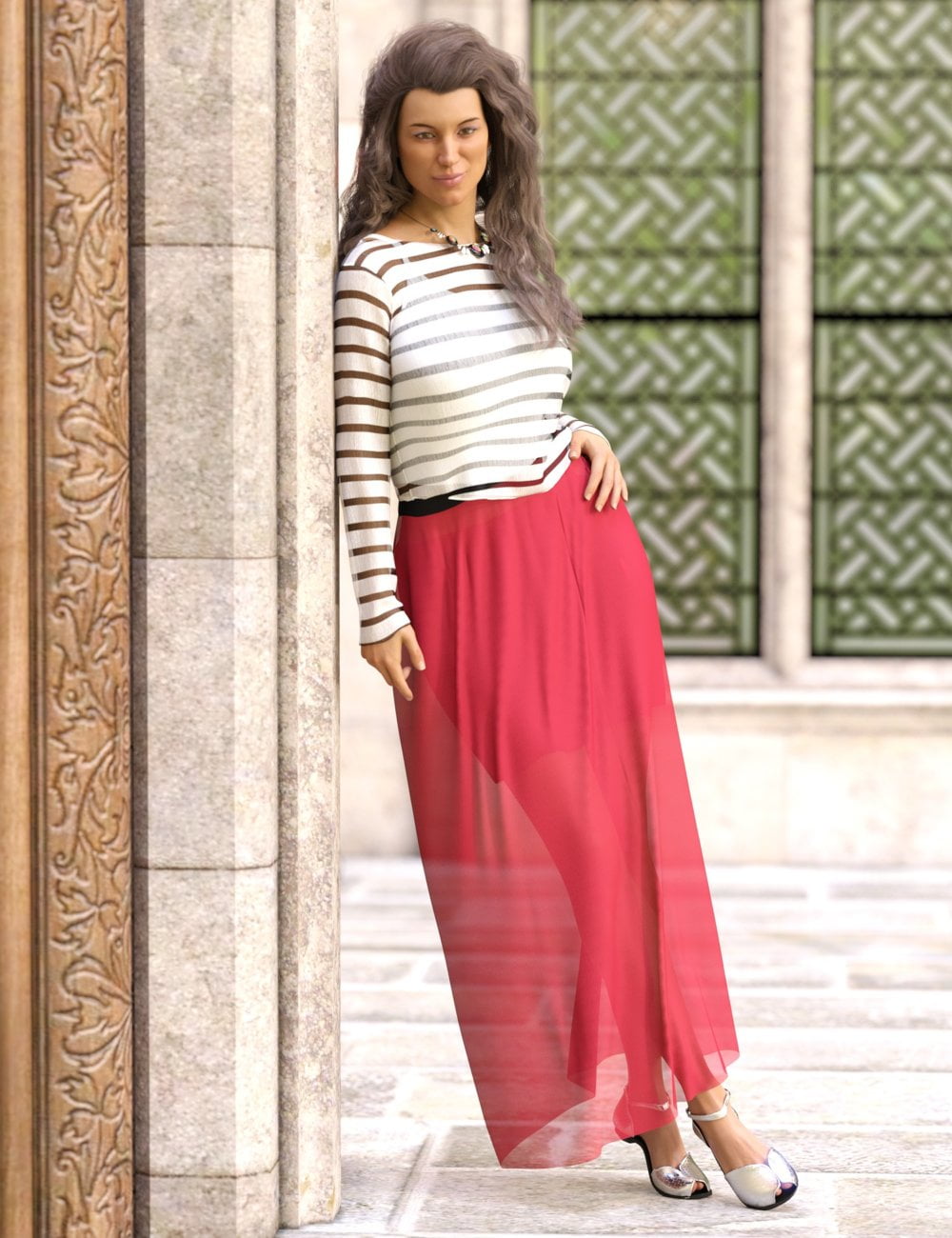 dForce Sunday Afternoon Outfit Textures