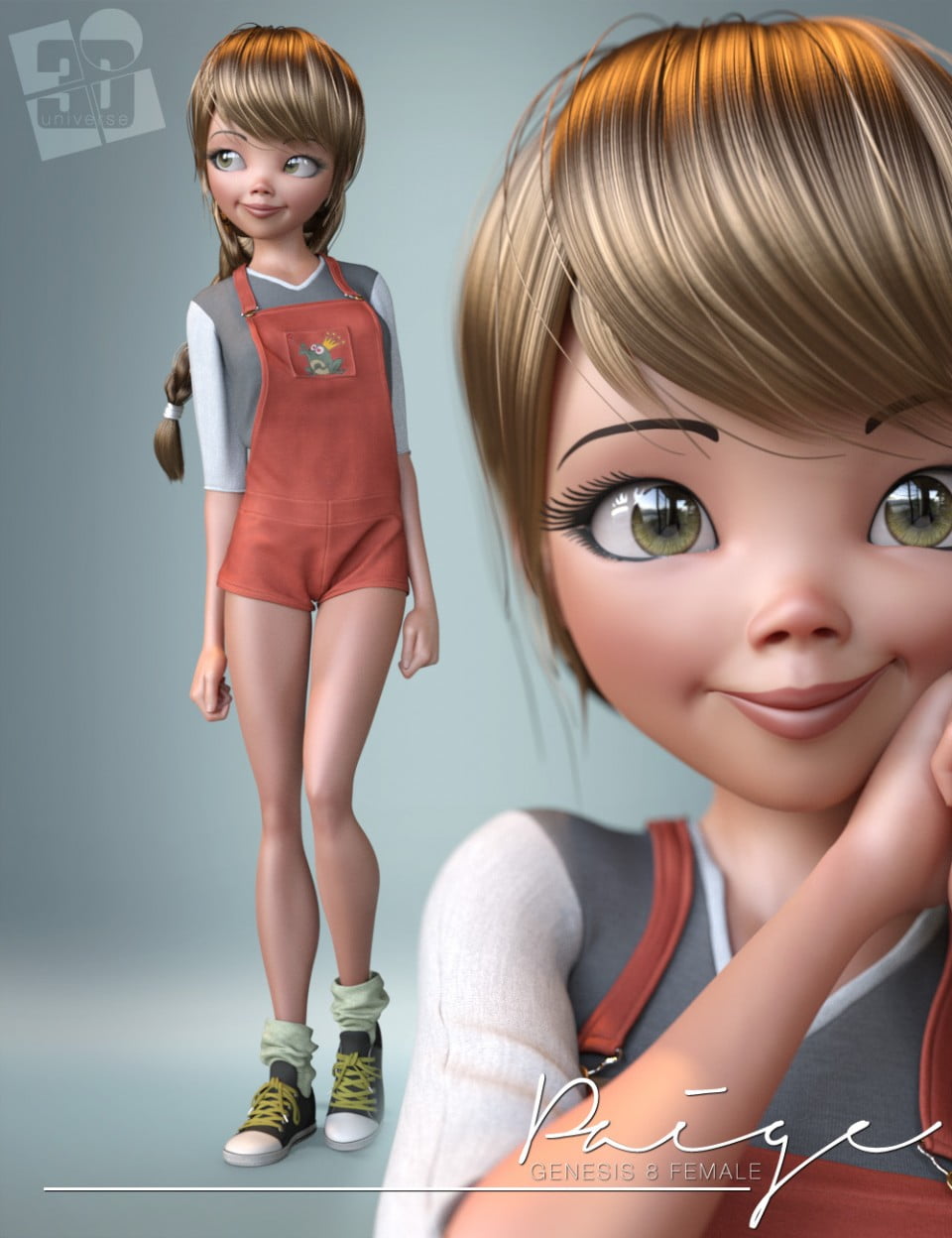 dForce Paige Clothing for Genesis 8 Female(s)