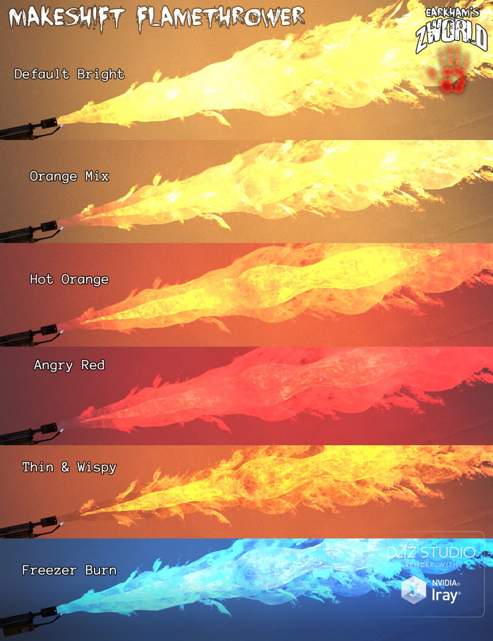 EArkham's ZWorld Makeshift Flamethrower