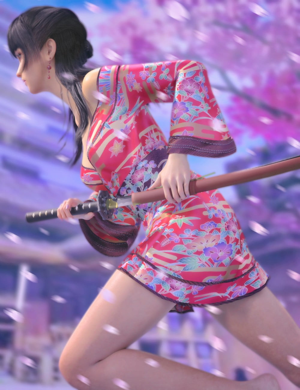 dForce Kimono for Genesis 8 Female(s)