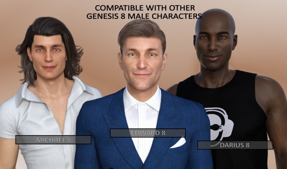 He's Grumpy - Expressions for Genesis 8 Male(s) and Ollie 8