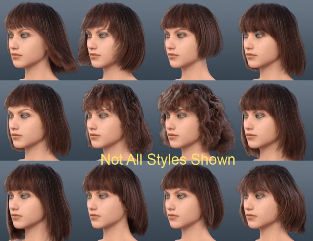 Paige Hair for Genesis 8 Female(s)