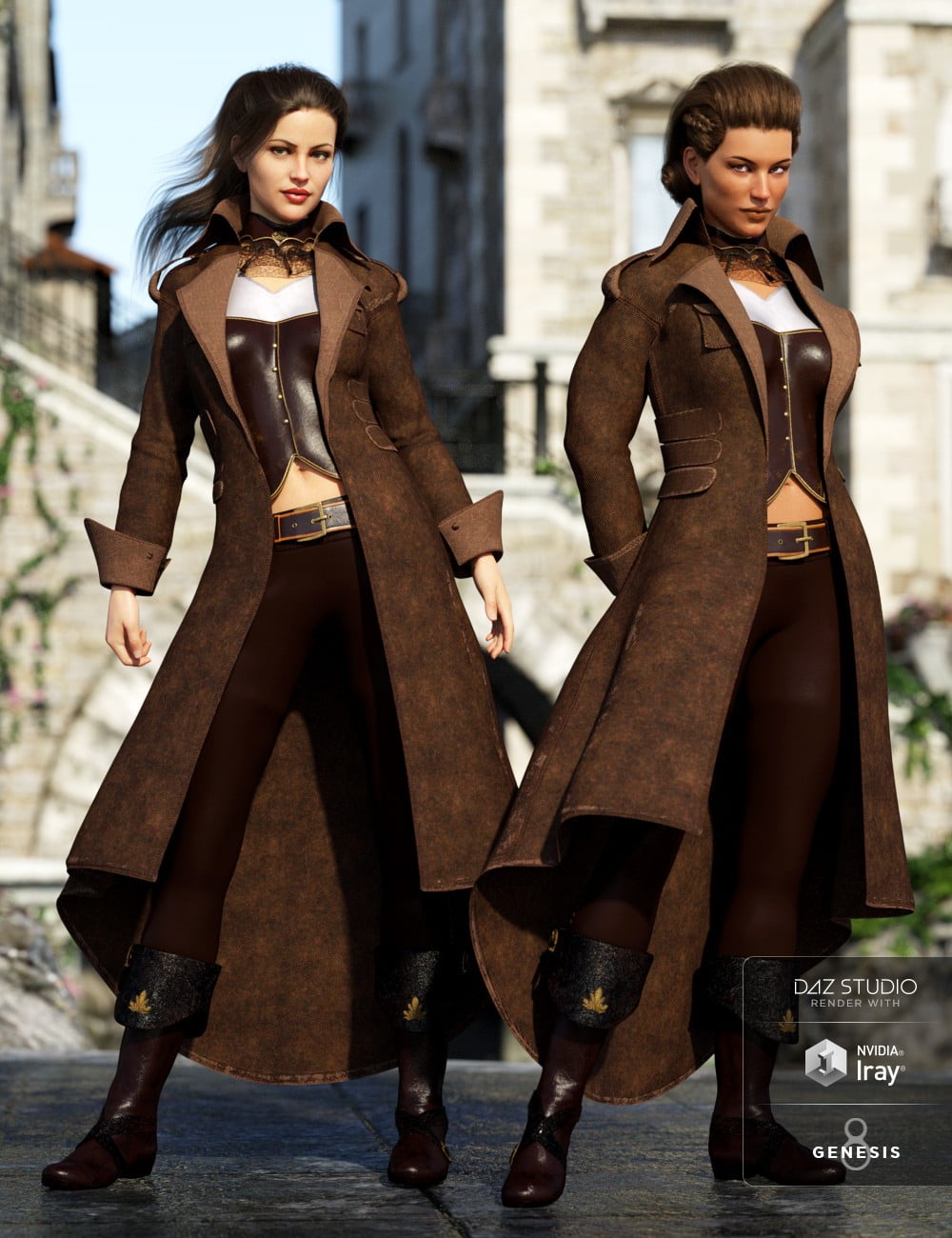 Regal Captain Outfit for Genesis 8 Female(s)