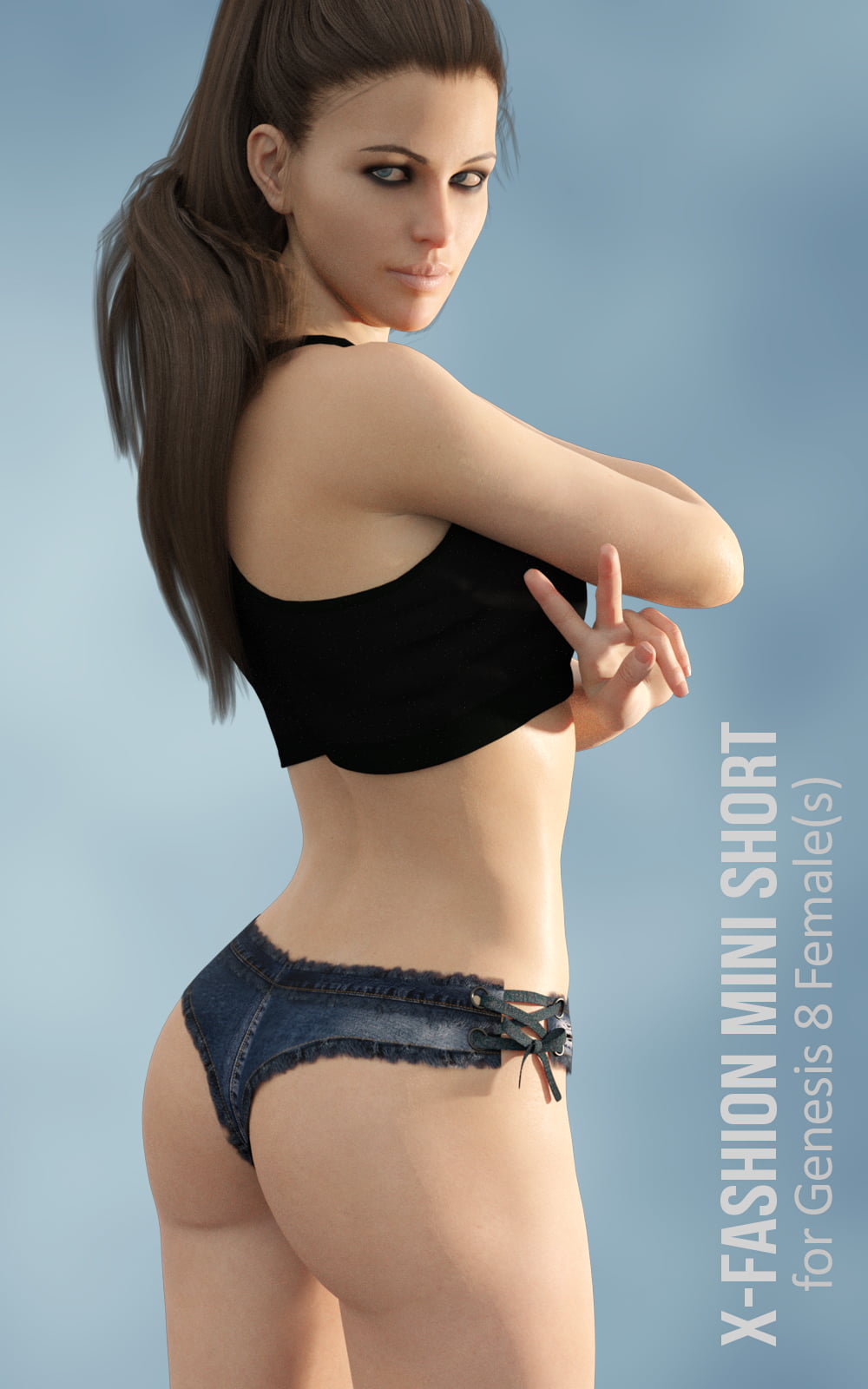 X-Fashion Mini Short for Genesis 8 Females