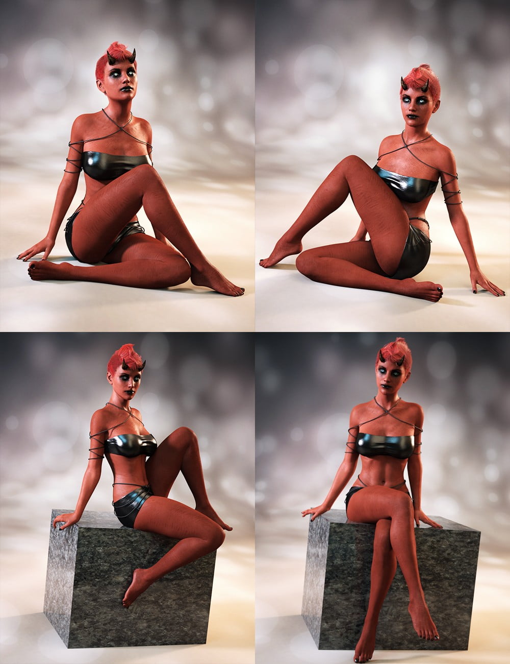 Dark Angel Poses for Anneka She Devil