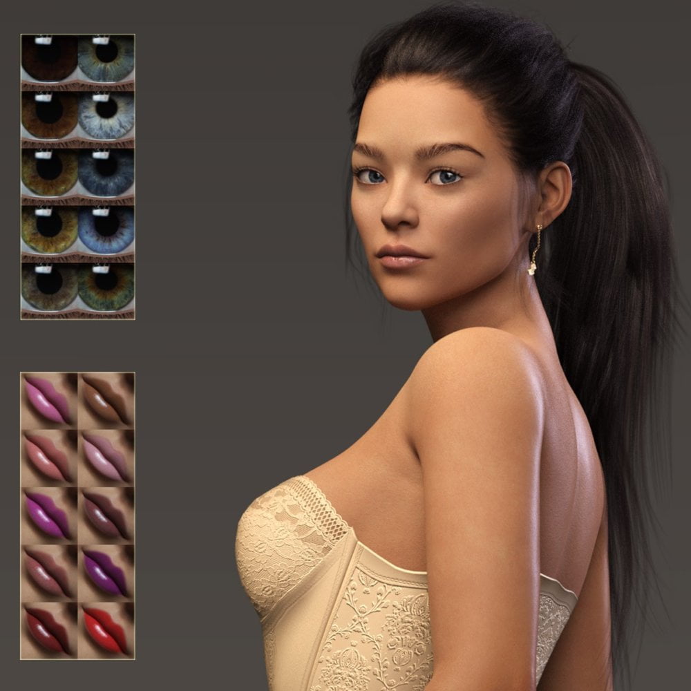 Desiree HD for Genesis 3 and 8 Female