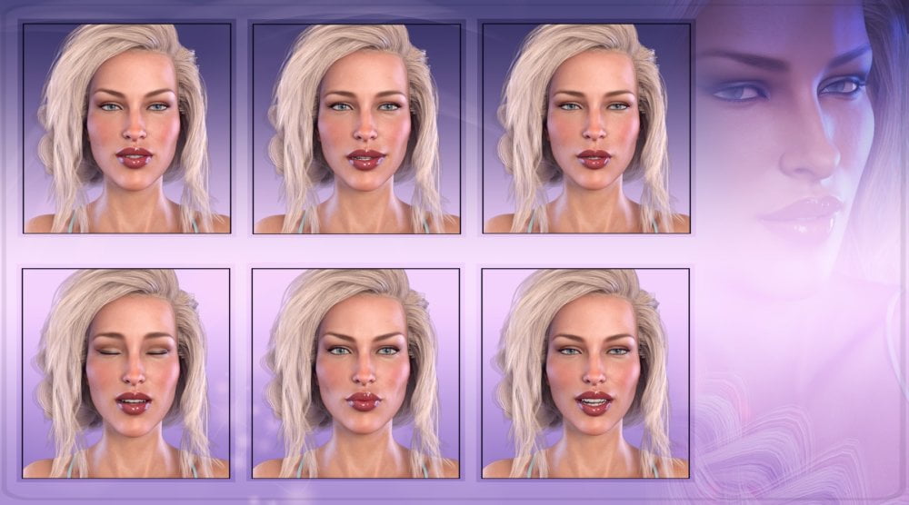 Z Subtle Beauty - Morph Dial and One-Click Expressions for Victoria 8